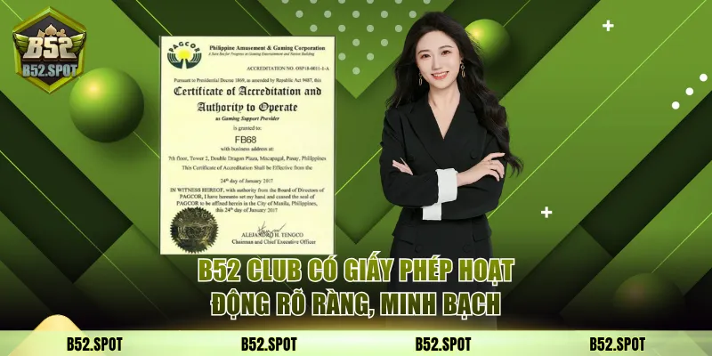 Review B52 Club cho thấy sự uy tín, minh bạch trong thành lập 